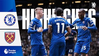 Chelsea 5-0 West Ham | HIGHLIGHTS - Jackson scores a double to seal the win | Pr