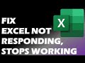 Solved Excel not responding, hangs, freezes or stops working in Windows 11