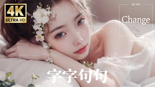 『中文流行歌曲』『4K』字字句句-盧盧快閉嘴 #KTV想點的歌 #短影音可用的背景音樂 #Tiktok #抖音 #KKBOX #好聽的歌 #AI #新歌 #ktv #歌詞