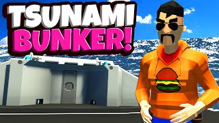 OB & I Must ESCAPE The End of the World in a TSUNAMI BUNKER in Stormworks!
