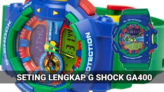 Setting G SHOCK GA400 Cara Seting G-SHOCK GA-400 Kalibrasi Analog Jarum dan Digital supaya Sinkron