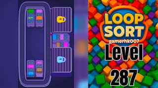 Loop Sort Level 287 Walkthrough Solution
