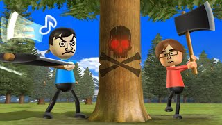 [2 Player] Wii Party Minigames - Mr.Bean Vs Chris Vs Lucía Vs Emma (Hardest Difficulty)