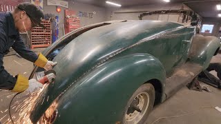 Turning this 1938 Ford into a motorcycle hauler