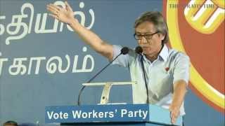 Workers' Party rally @ Serangoon Stadium