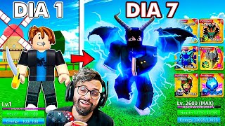 🔥 Blox Fruits: Do Nível 1 a 2000 com 1.000,00 REAIS EM ROBUX 😱 [FILME COMPLETO]