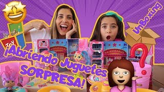 ABRIENDO JUGUETES SORPRESA CON MI HERMANA GLORIA AURA 🧸🎁