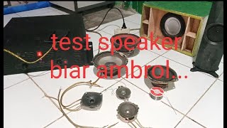 speaker terbakar