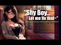 librarian kisses you f4m flirty shy listener praise compliments romantic audio asmr