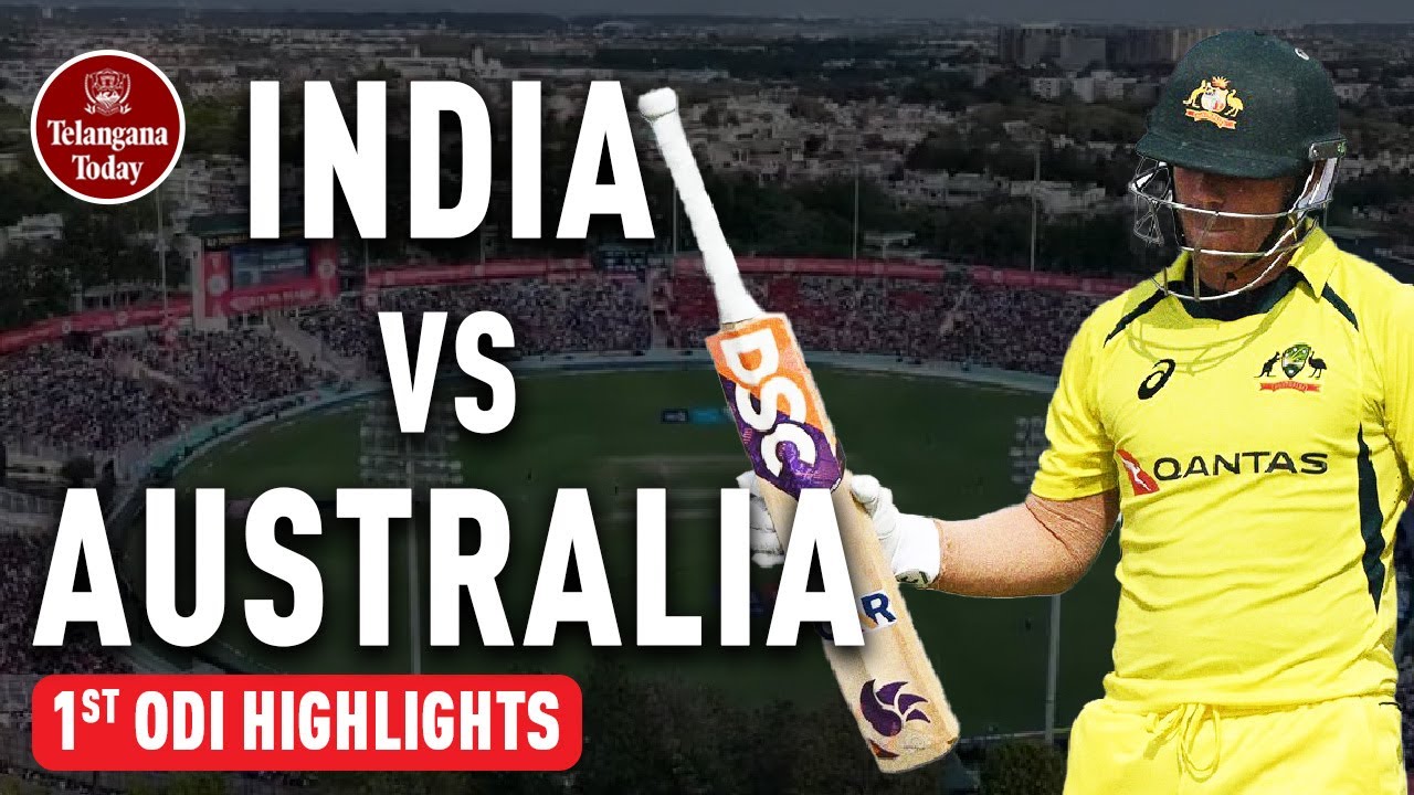 India Vs Australia 1st ODI Highlights: Warner Hits Half Century, Jadeja ...