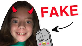 This Kid FAKED Their Moms DEATH