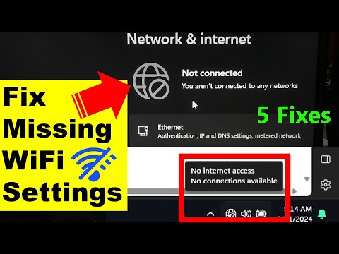 How to Fix WiFi Not Appearing in Settings on Windows 11 – Fix Missing WiFi (SOLVED)