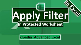 How to Use Filter in Protected Worksheet in Excel