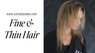 What hair extensions are best for fine hair?