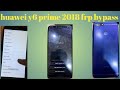 Huawei Y6 Prime 2018 FRP Bypass | Huawei Y6 Prime 2018 Google Account Unlock | Huawei ATU-L42 FRP |