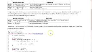 Building Java Programs Ex 9.9 MinMaxAccount
