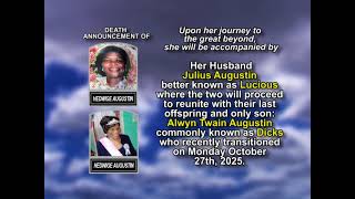 Hedwige Augustin ~ Medium Obituary