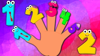 Números familia dedo | Canción para niños | Aprender números | Numbers Song |  Numbers Finger Family