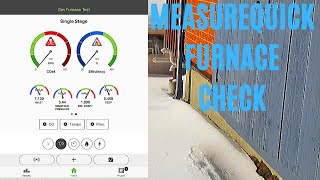 DISPLAYING MEASUREQUICK FURNACE CHECK TO CUSTOMER