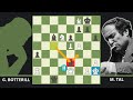 Mikhail Tal's Fantastic Bishop-Pair King Hunt - Botterill vs. Tal, 1973