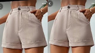 How To Make A Short Pants Pattern For Beginners/ How To Draft A Short Pattern