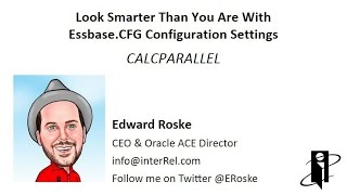 Essbase.CFG CALCPARALLEL Setting