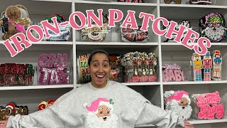 Christmas Iron on Patches Unboxing \u0026 New Sweatshirt Bubbles Launch!