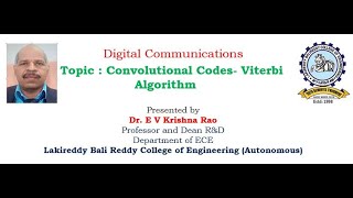 19 Convolutional Code Viterbi Algorithm
