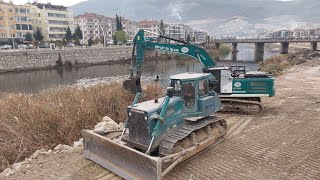 DOZER VE EXCAVATOR YOL ÇALIŞMALARI #dozer #keşfet #bulldozer #cat #kepçe #keşfetteyiz #excavator