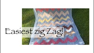 Easiest Zig Zag - NO half square triangles!