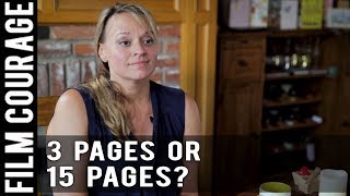 Difference Between Writing 3 and 15 Script Pages A Day by Christine Conradt