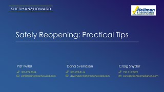 Safely Reopening: Practical Tips