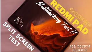 Redmi Pad 4GB Split Screen Hai ya nhi ?? | Complete Multitasking Test Honest Review