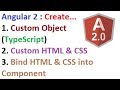 Angular 2 : Create Custom Object in Angular [TypeScript]