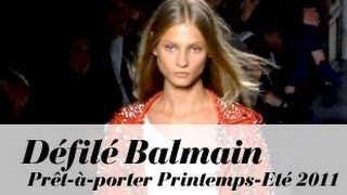 Défilé Balmain prêt-à-porter printemps-été 2011