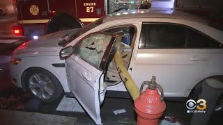 Firefighters Break Windows Of Illegally Parked Car To Battle Garage Fire In Stra