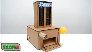 CARDBOARD BOX HACKS - MAKE A MAGNETIC MACHINE PRODUCING OREO BISCUITS