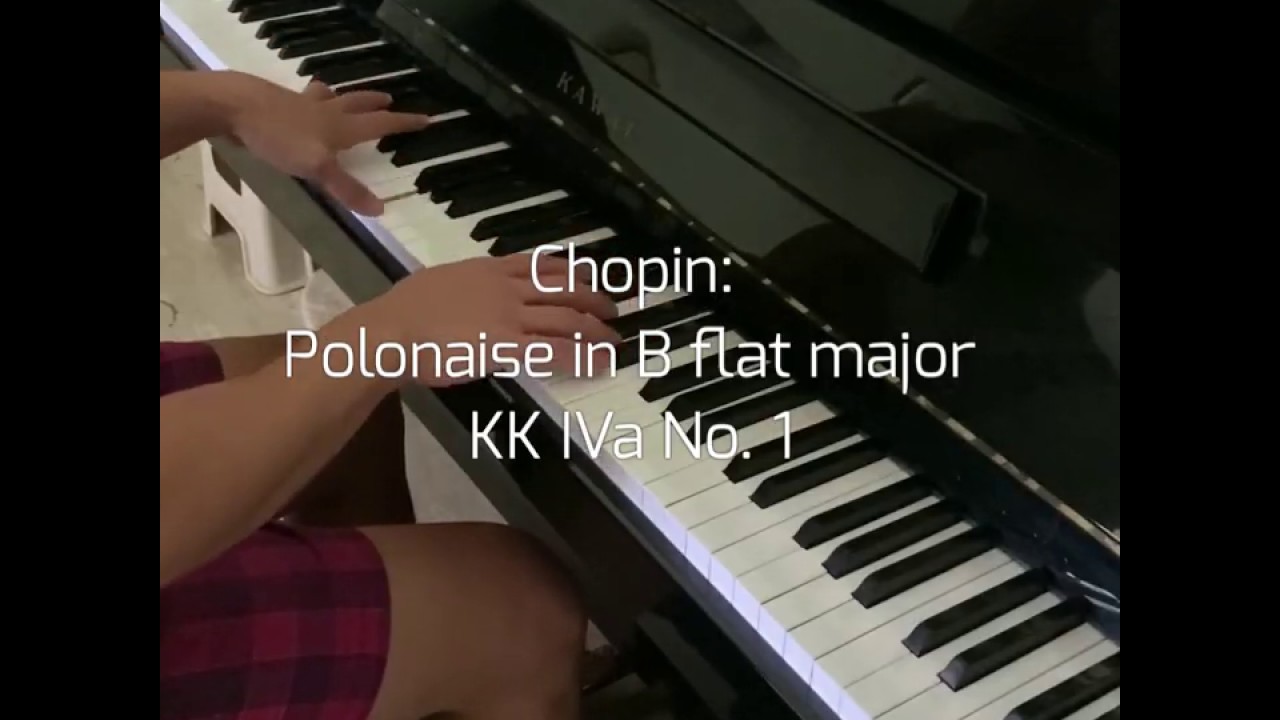 Chopin: Polonaise In B Flat Major, KK IVa No. 1 - YouTube