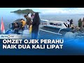 Berkah Lebaran, Penyedia Jasa Ojek Perahu Kebanjiran Penumpang