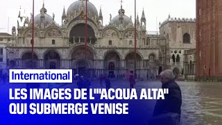 Venise submergée par une importante \