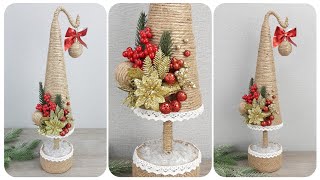 DIY jute Christmas tree. DIY Christmas Decor