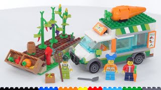 LEGO City Farmers Market Van 60345 review! Good 5+ set with new parts