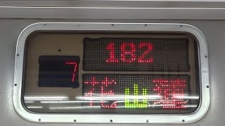 182次自強號LED顯示