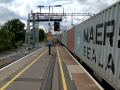 66955 and 70001 crossover at colchester