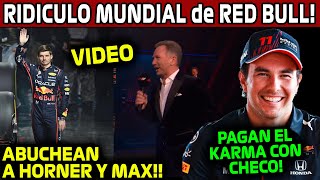 RED BULL HACE el RIDICULO!! HORNER y MAX ABUCHEADOS en PRESENTACION de F1 2025!!