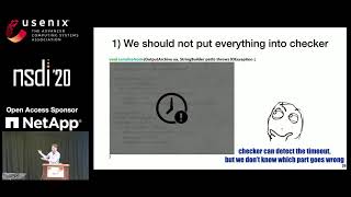 NSDI '20 - Understanding, Detecting and Localizing Partial Failures in Large System Software