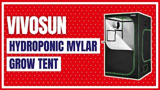 VIVOSUN 48” x 48” x 80” Hydroponic Mylar Grow Tent with Observation Window