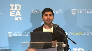 Ali Tamaseb - Author of Super Founders at IDEA Week 2022 - University of Notre Dame