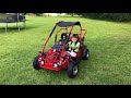 trailmaster mid xrx r go kart oil change kid style