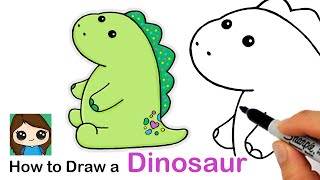 How to Draw Pickle the Dinosaur | Moriah Elizabeth